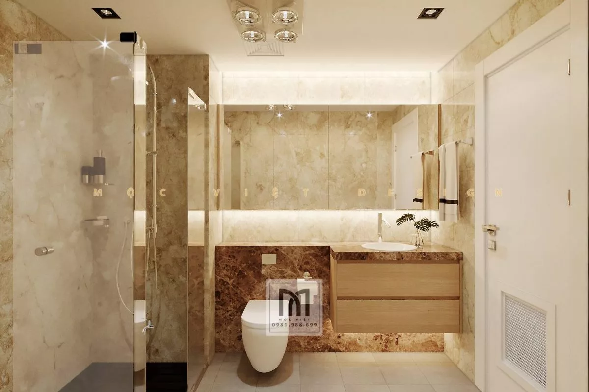 Thiết kế nội thất chung cư Mandarin phong cách hiện đại  – MV.NT.CC 2201