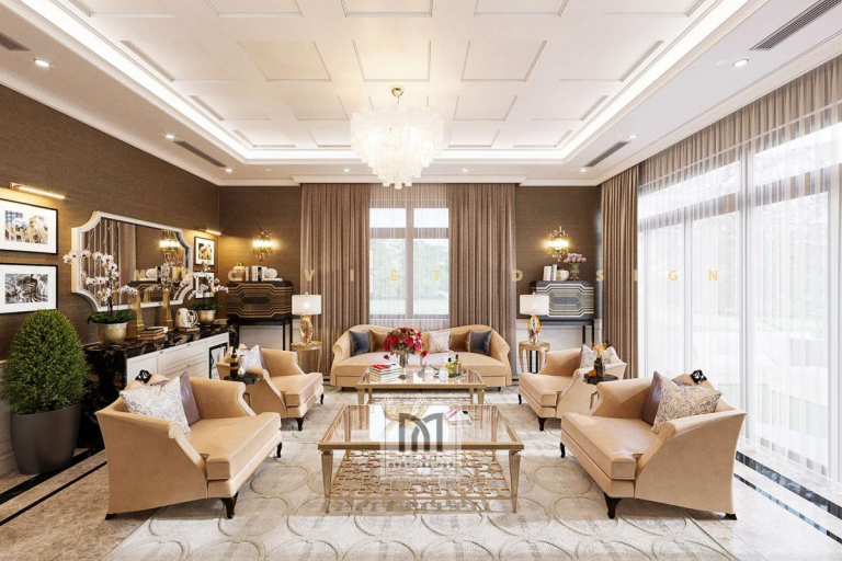 phong cách nội thất luxury