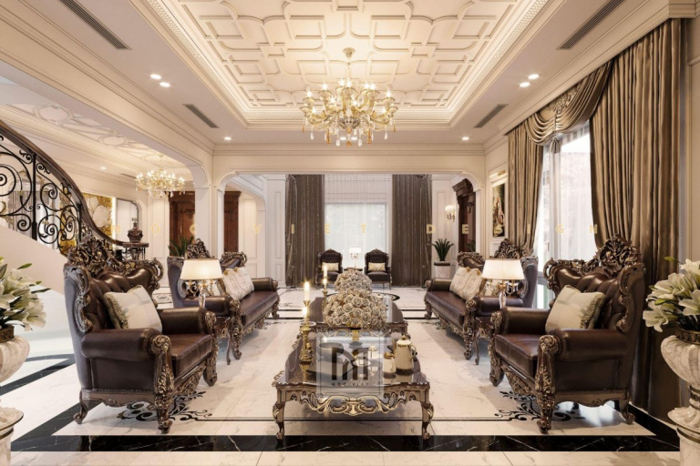 giá thiết kế nội thất nhà biệt thư