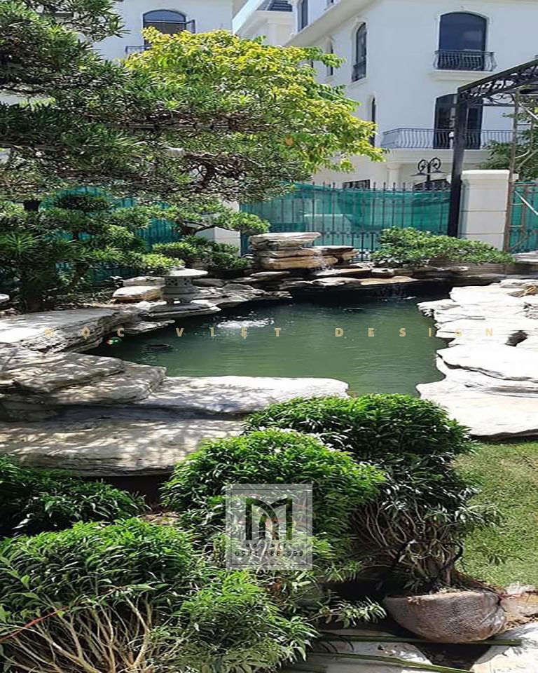 mẫu tiểu cảnh sân vườn