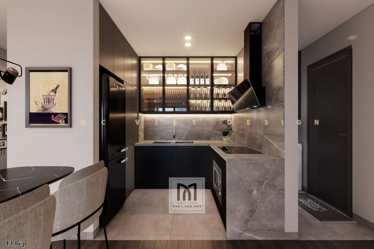 mẫu nội thất phòng bếp đẹp