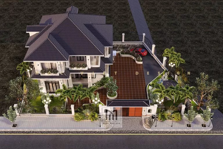 Sân vườn biệt thự Việt Nam