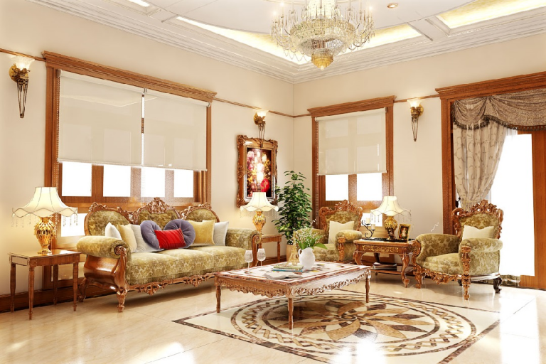 thiết kế nội thất chung cư cổ điển