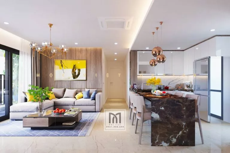 thiết kế nội thất chung cư đơn giản