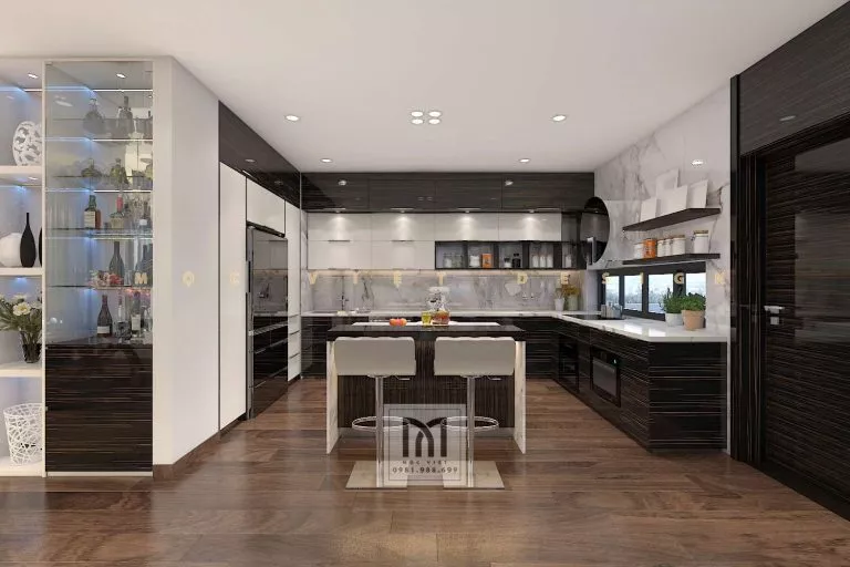 thiết kế phòng bếp đẹp