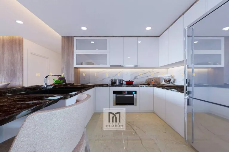 thiết kế phòng bếp hiện đại