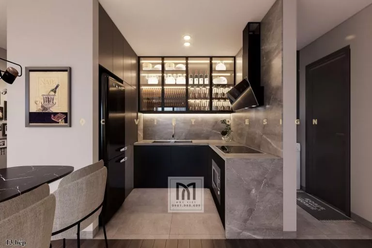 thiết kế phòng bếp hiện đại