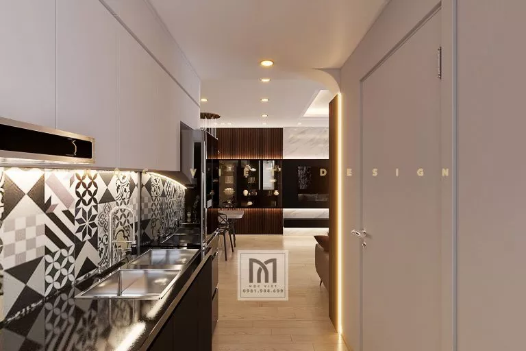 thiết kế phòng bếp hiện đại
