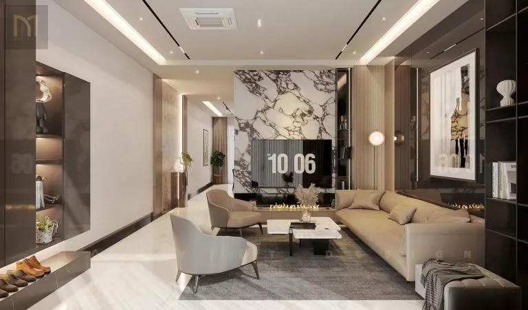 Top 3 mẫu thiết kế nội thất phòng khách biệt thự đẹp, tinh hoa, sang trọng 101 Top 3 mẫu thiết kế nội thất phòng khách biệt thự đẹp, tinh hoa, sang trọng