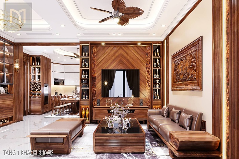 10 mẫu thiết kế nội thất biệt thự hiện đại ở Hà Nội được Mộc Việt Design thực hiện