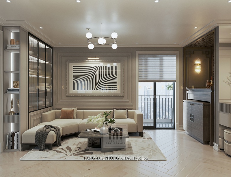 10 mẫu thiết kế nội thất biệt thự hiện đại ở Hà Nội được Mộc Việt Design thực hiện