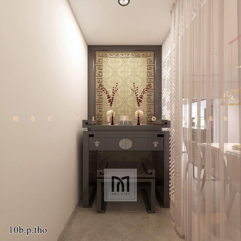 6 mẫu nội thất phòng thờ