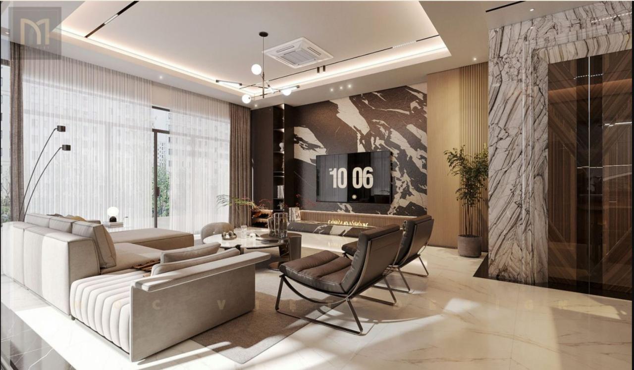 dịch vụ thiết kế nội thất phòng khách giá rẻ