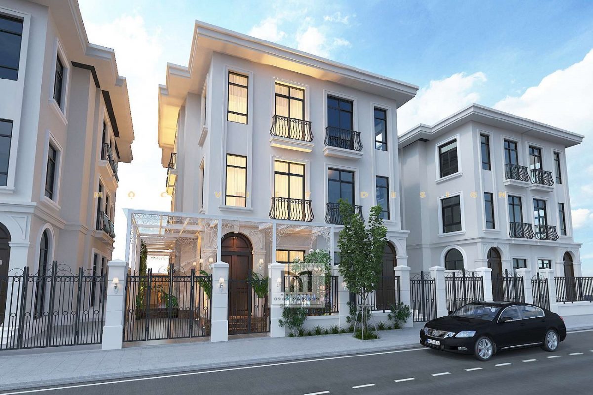 3+ Mẫu kiến trúc biệt thự tân cổ điển 3 tầng bền, đẹp vượt thời gian 3 kien truc biet thu tan co dien 3 tang2