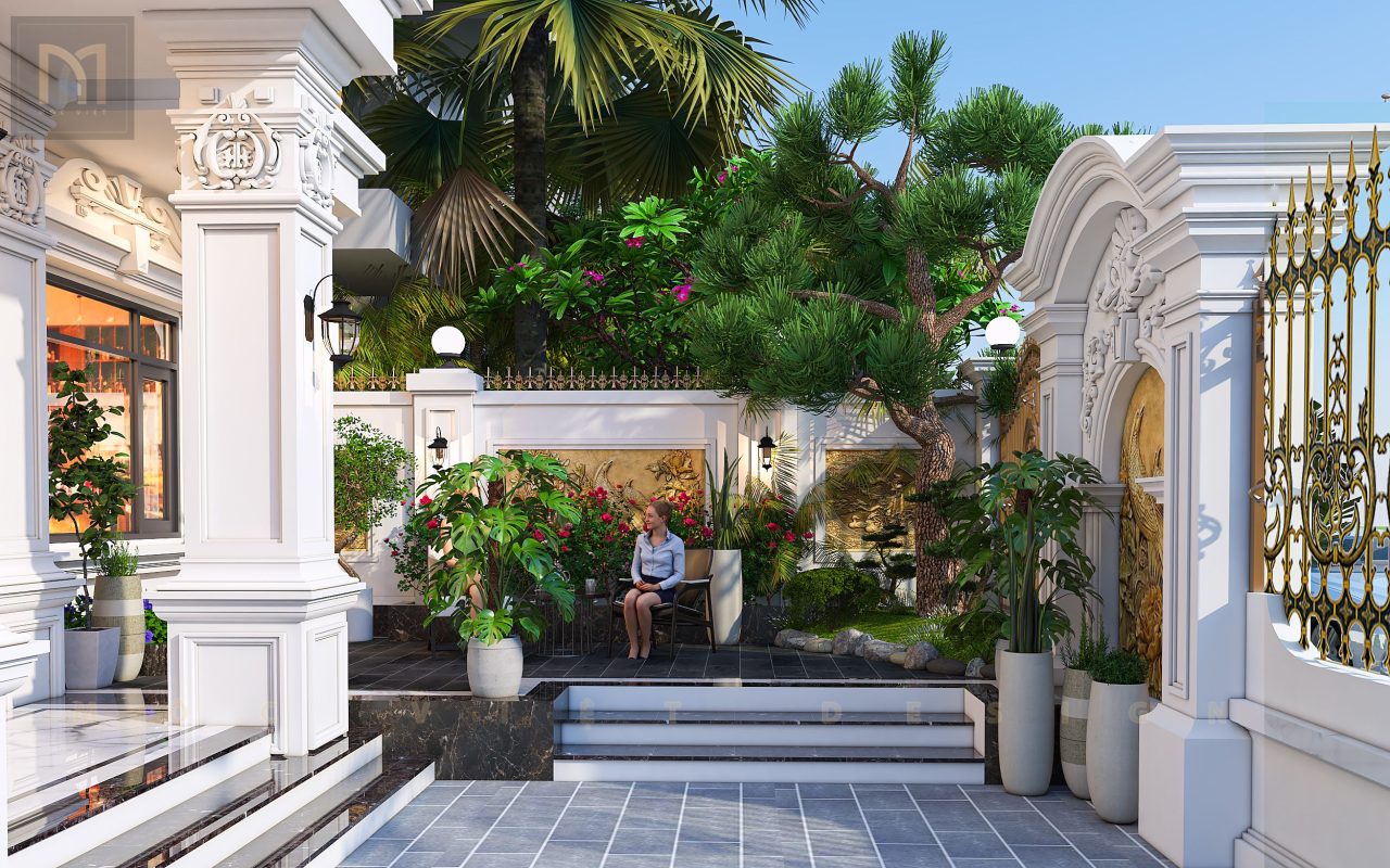 Thiết kế kiến trúc biệt thự tân cổ điển sang trọng, nâng tầm giá trị không gian sống