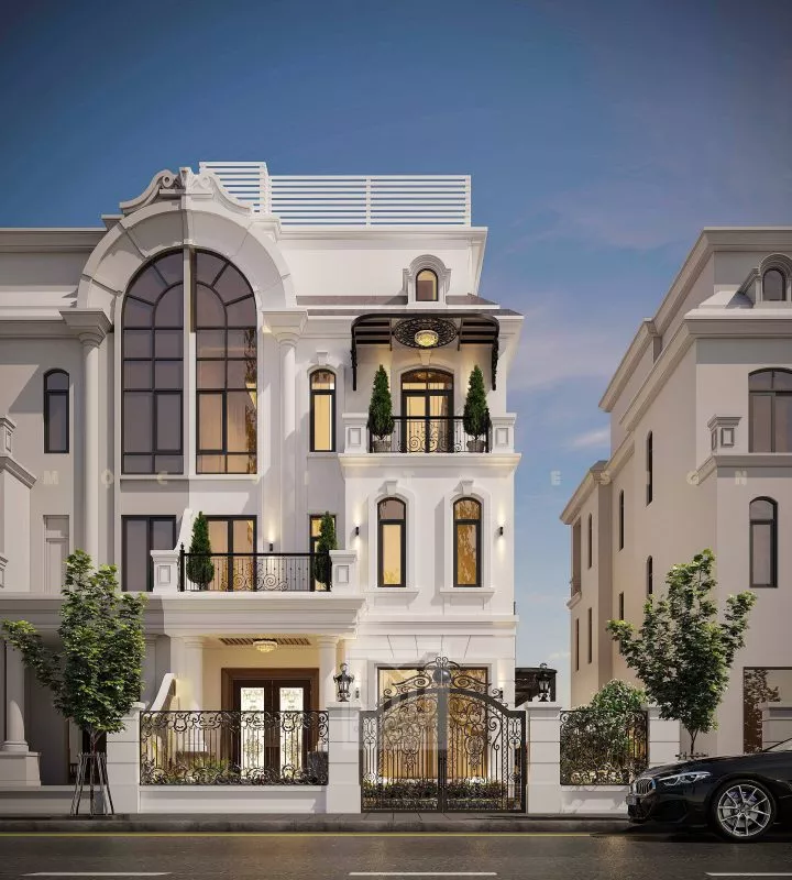 Mẫu kiến trúc biệt thự hiện đại đẹp, thiết kế độc đáo, sang trọng