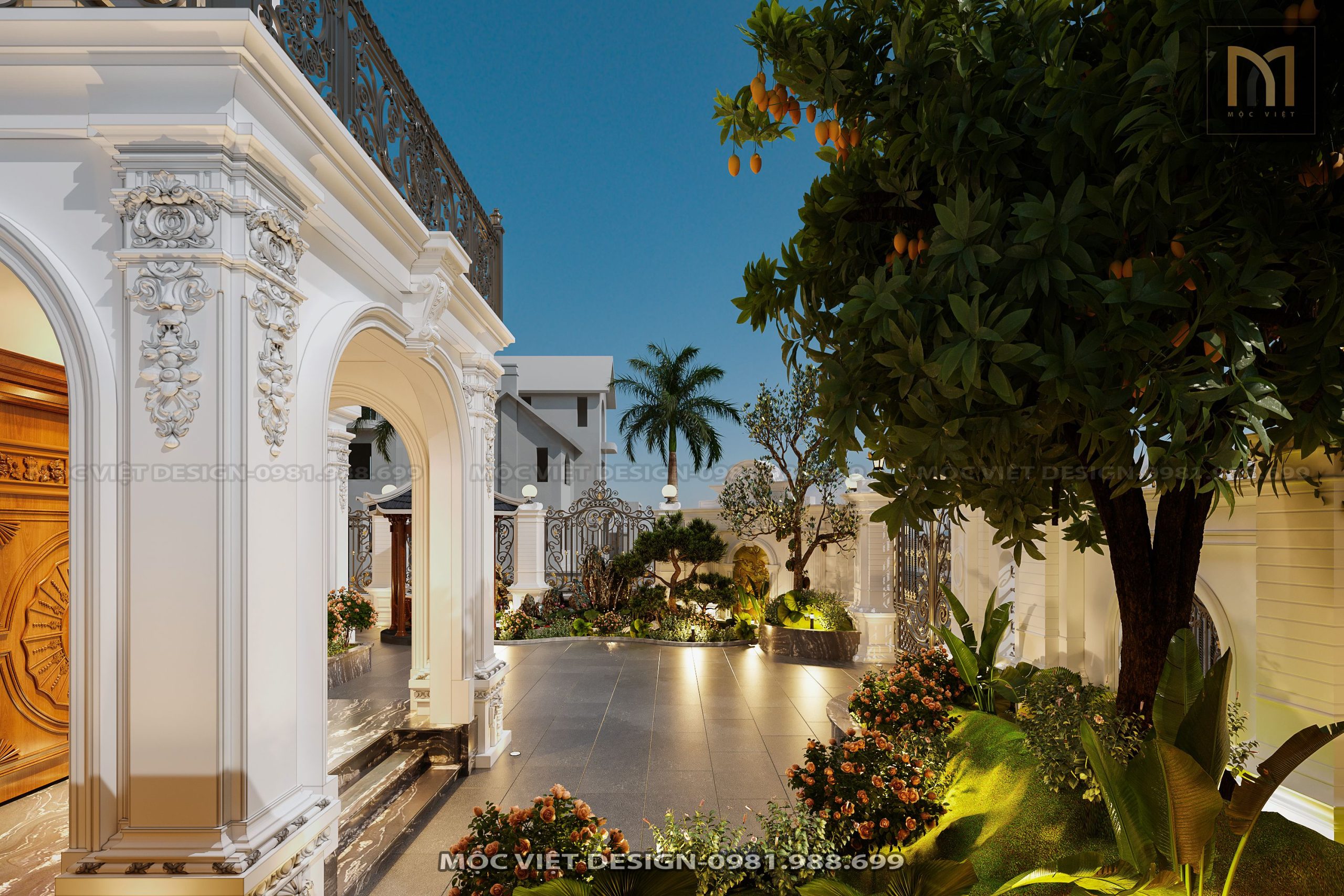 Thiết kế cải tạo kiến trúc biệt thự Geleximco - MV.KT.BT 2302