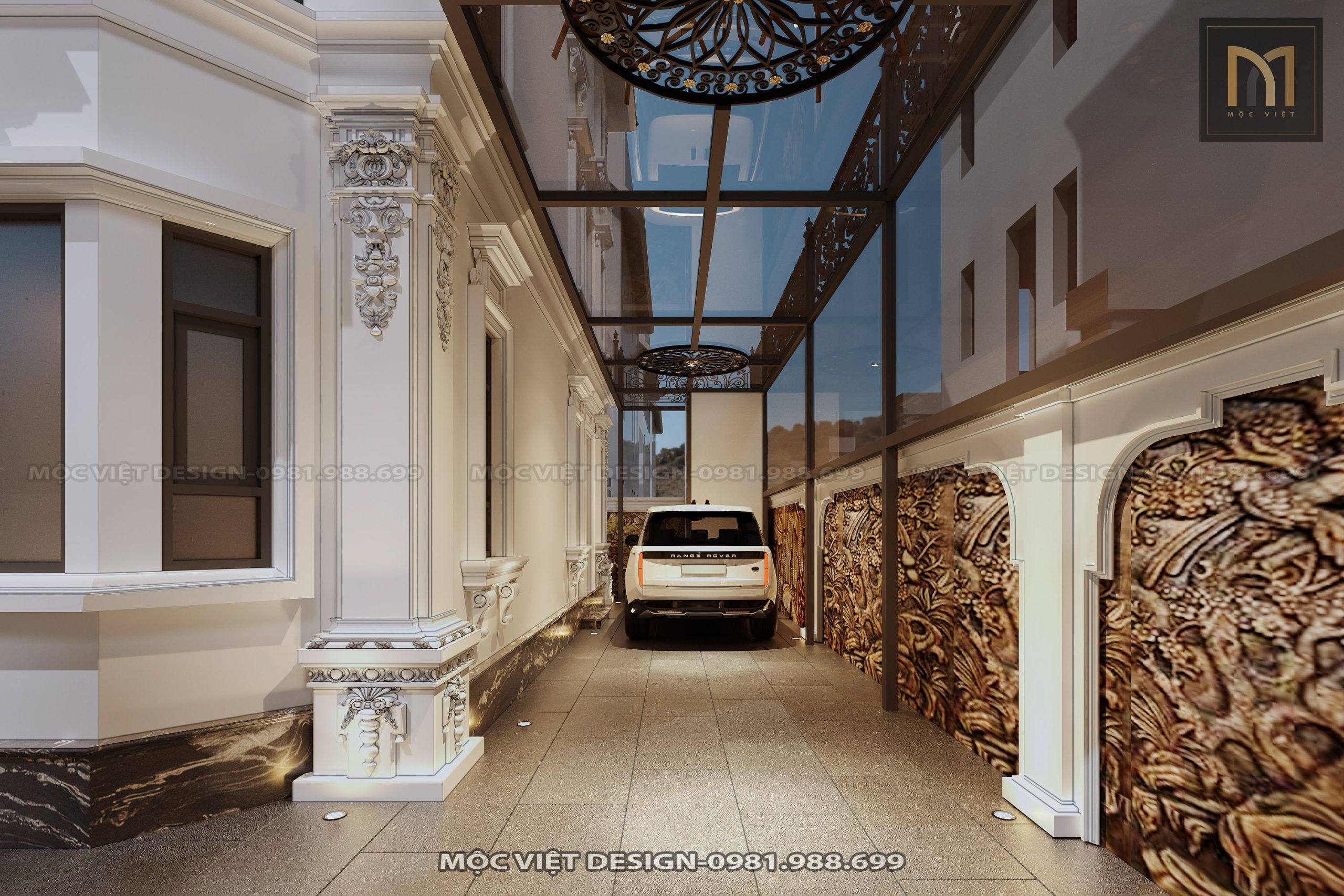 Thiết kế cải tạo kiến trúc biệt thự Geleximco - MV.KT.BT 2302