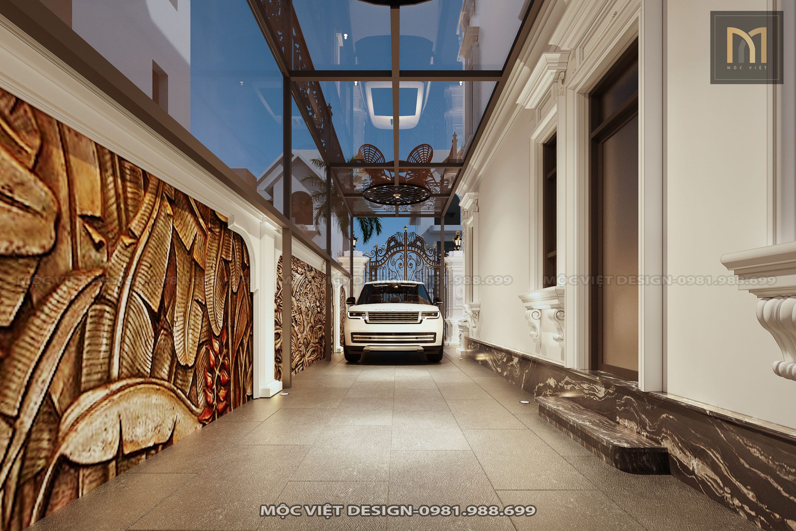 Thiết kế cải tạo kiến trúc biệt thự Geleximco - MV.KT.BT 2302