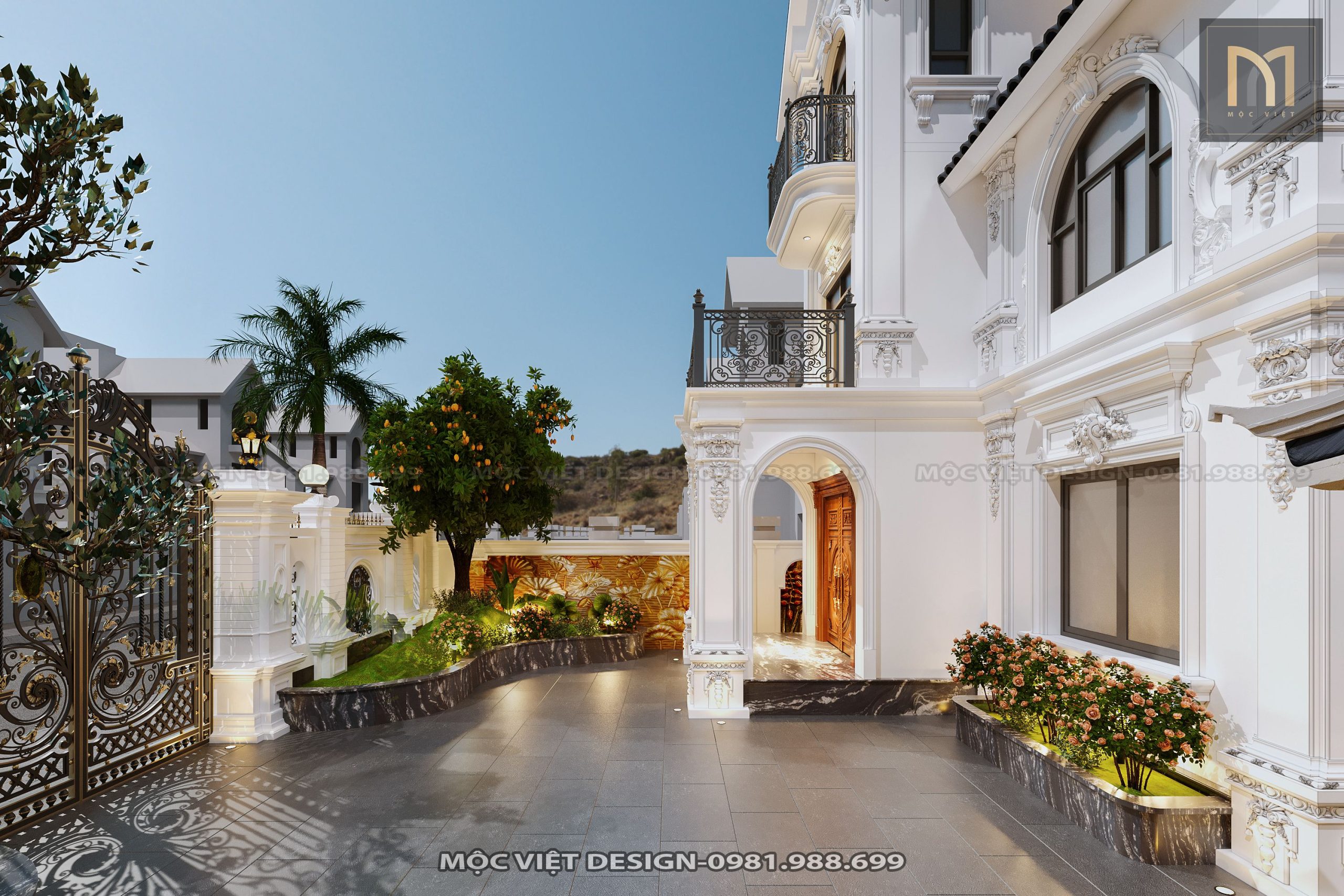 Thiết kế cải tạo kiến trúc biệt thự Geleximco - MV.KT.BT 2302