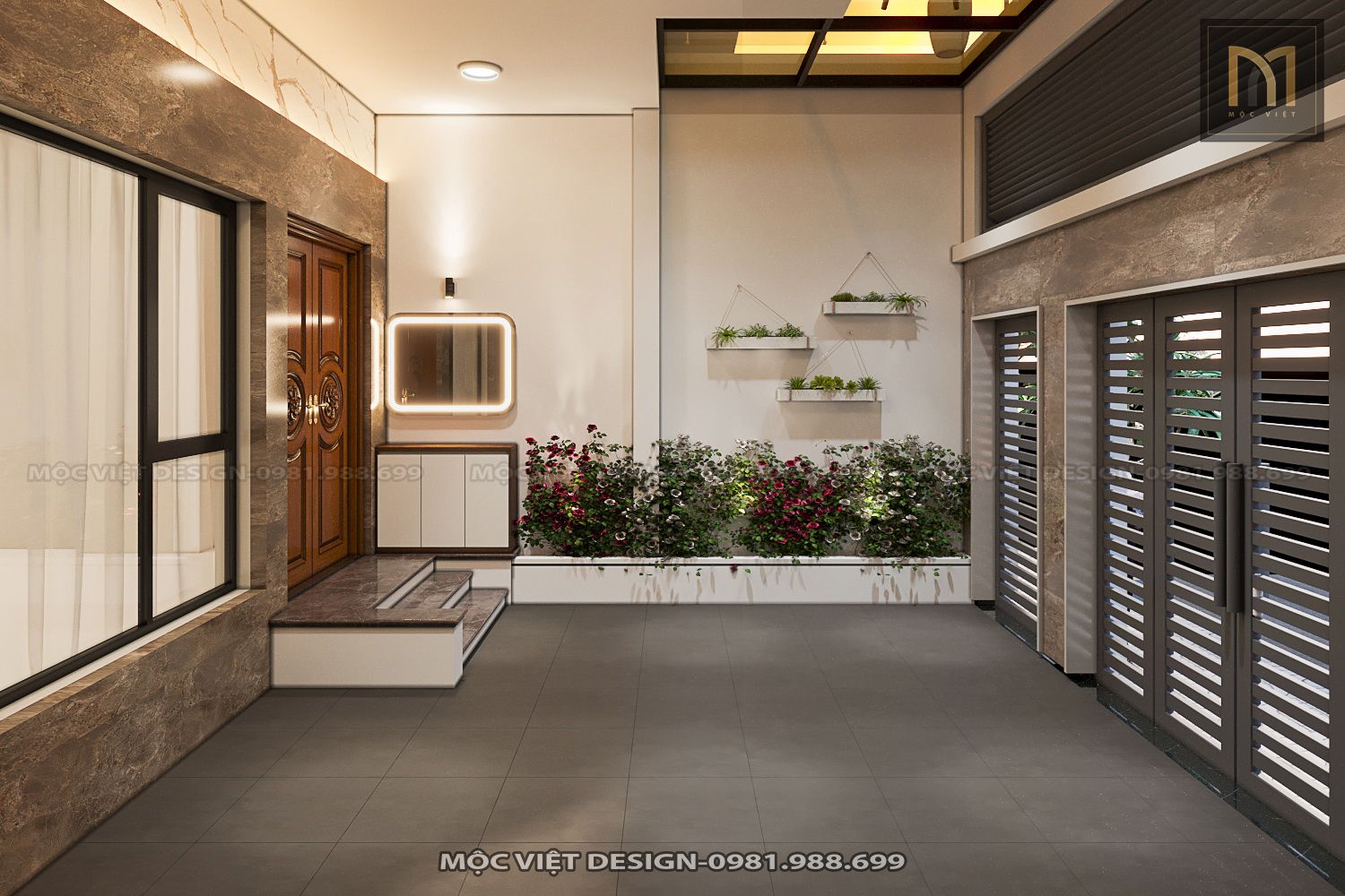 Thiết kế cải tạo kiến trúc biệt thự liền kề Xuân Phương - MV.KT.BT 2201