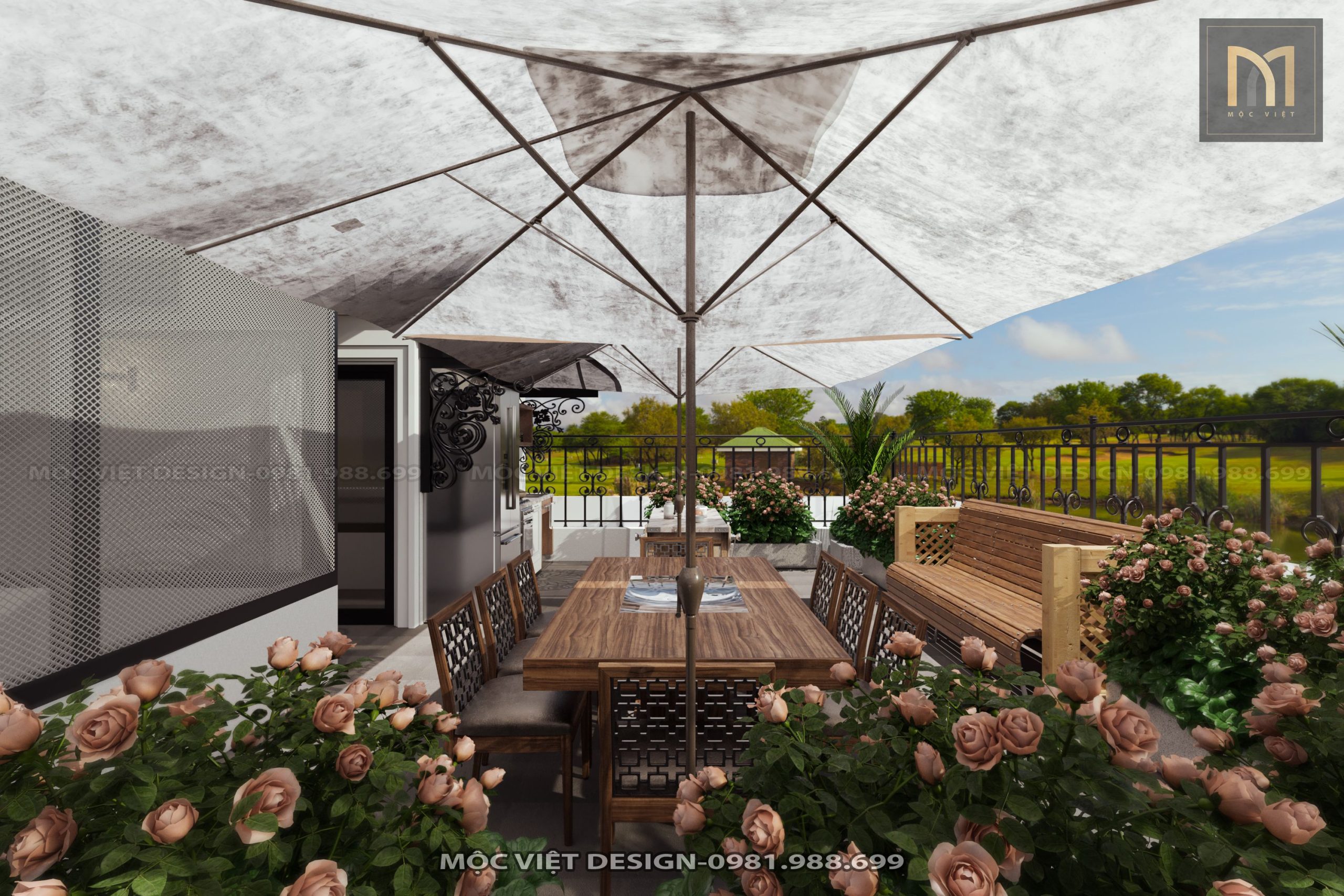 Thiết kế kiến trúc biệt thự Vinhomes Ocean Park 1 Hưng Yên - MV.KT.BT 2304