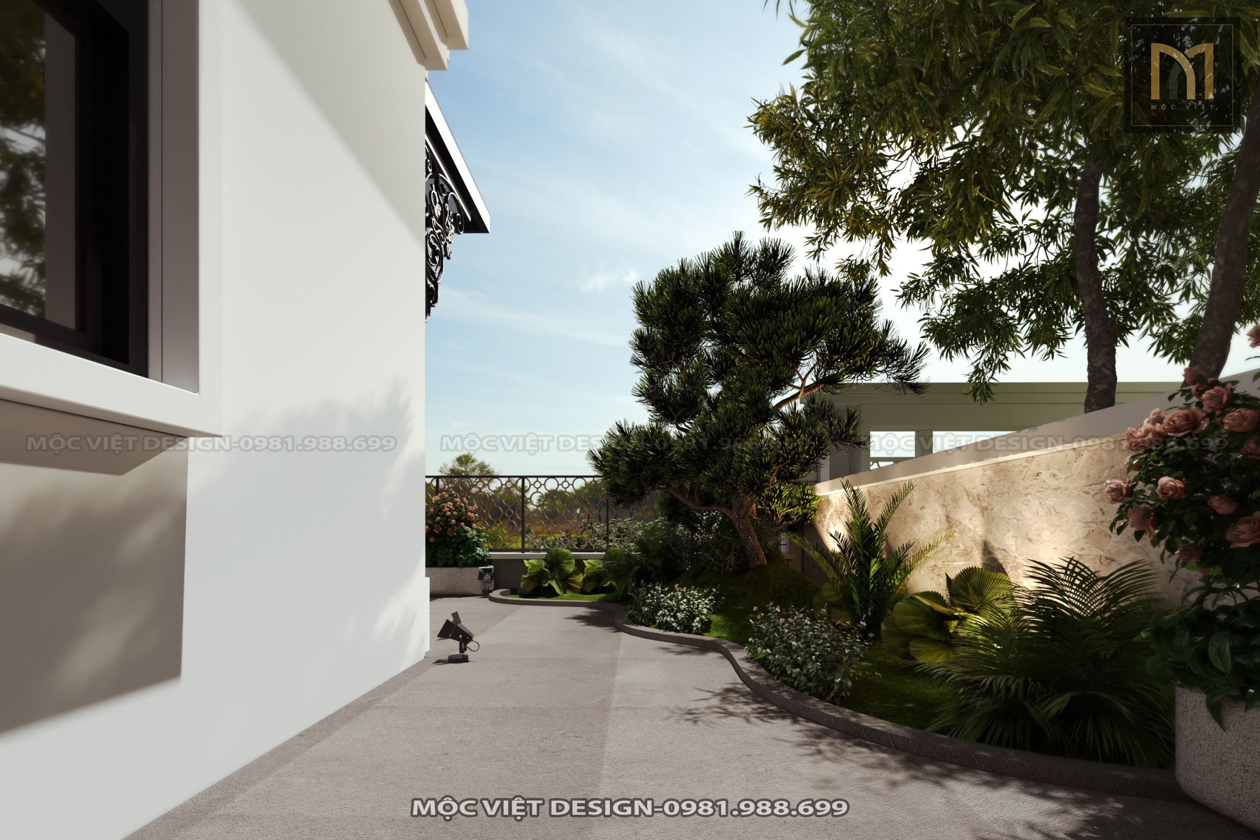 Thiết kế kiến trúc biệt thự Vinhomes Ocean Park 1 Hưng Yên - MV.KT.BT 2304