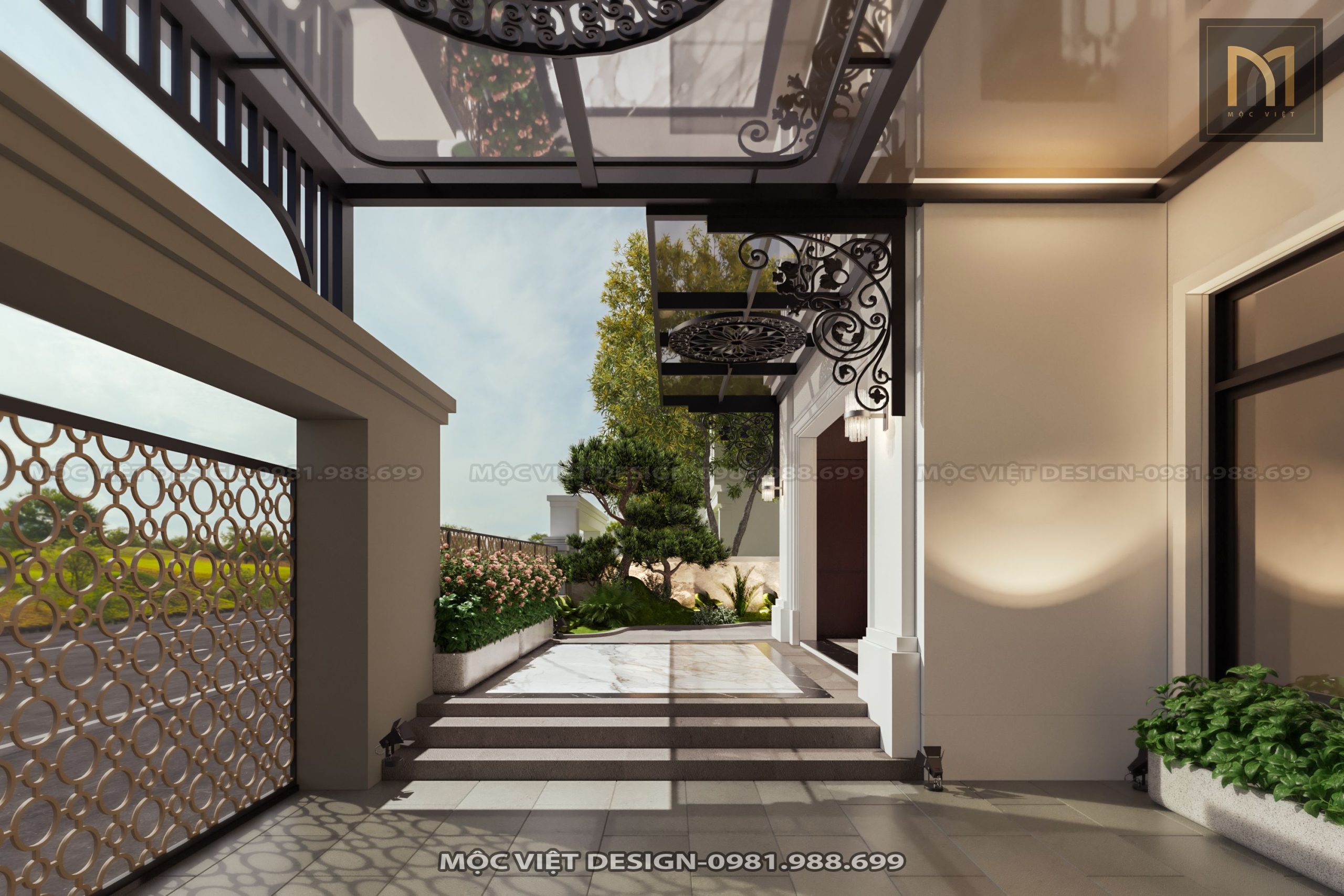 Thiết kế kiến trúc biệt thự Vinhomes Ocean Park 1 Hưng Yên - MV.KT.BT 2304