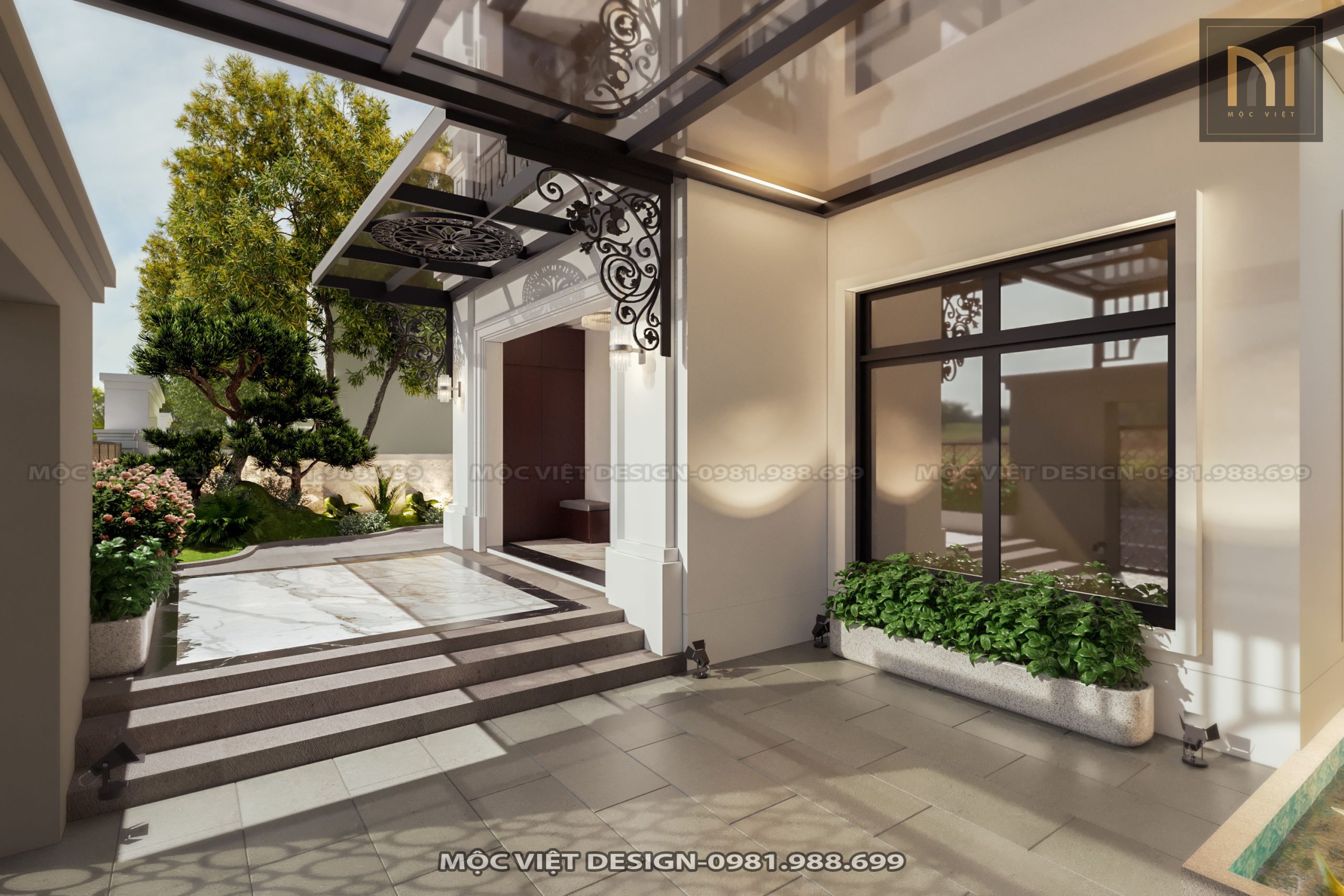 Thiết kế kiến trúc biệt thự Vinhomes Ocean Park 1 Hưng Yên - MV.KT.BT 2304