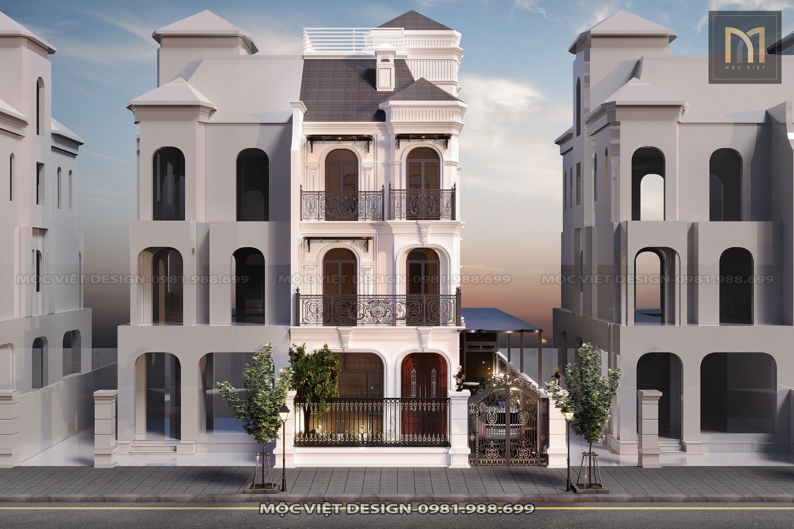 Thiết kế cải tạo kiến trúc biệt thự Vinhomes Ocean Park 1 Hưng Yên