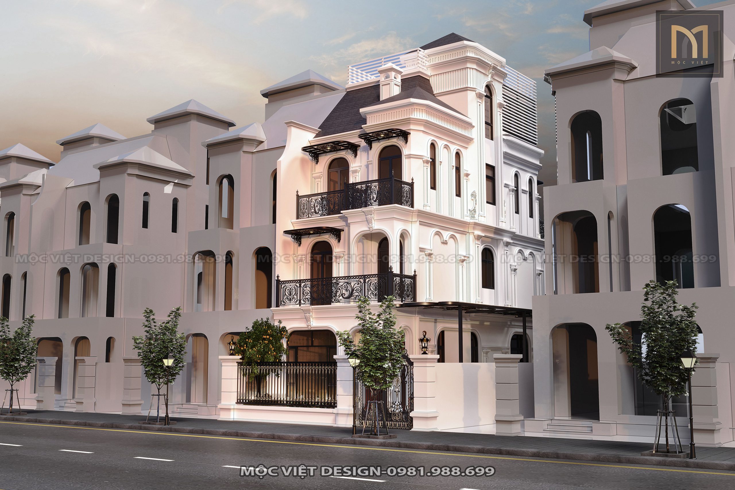 Thiết kế cải tạo kiến trúc biệt thự Vinhomes Ocean Park 1 Hưng Yên