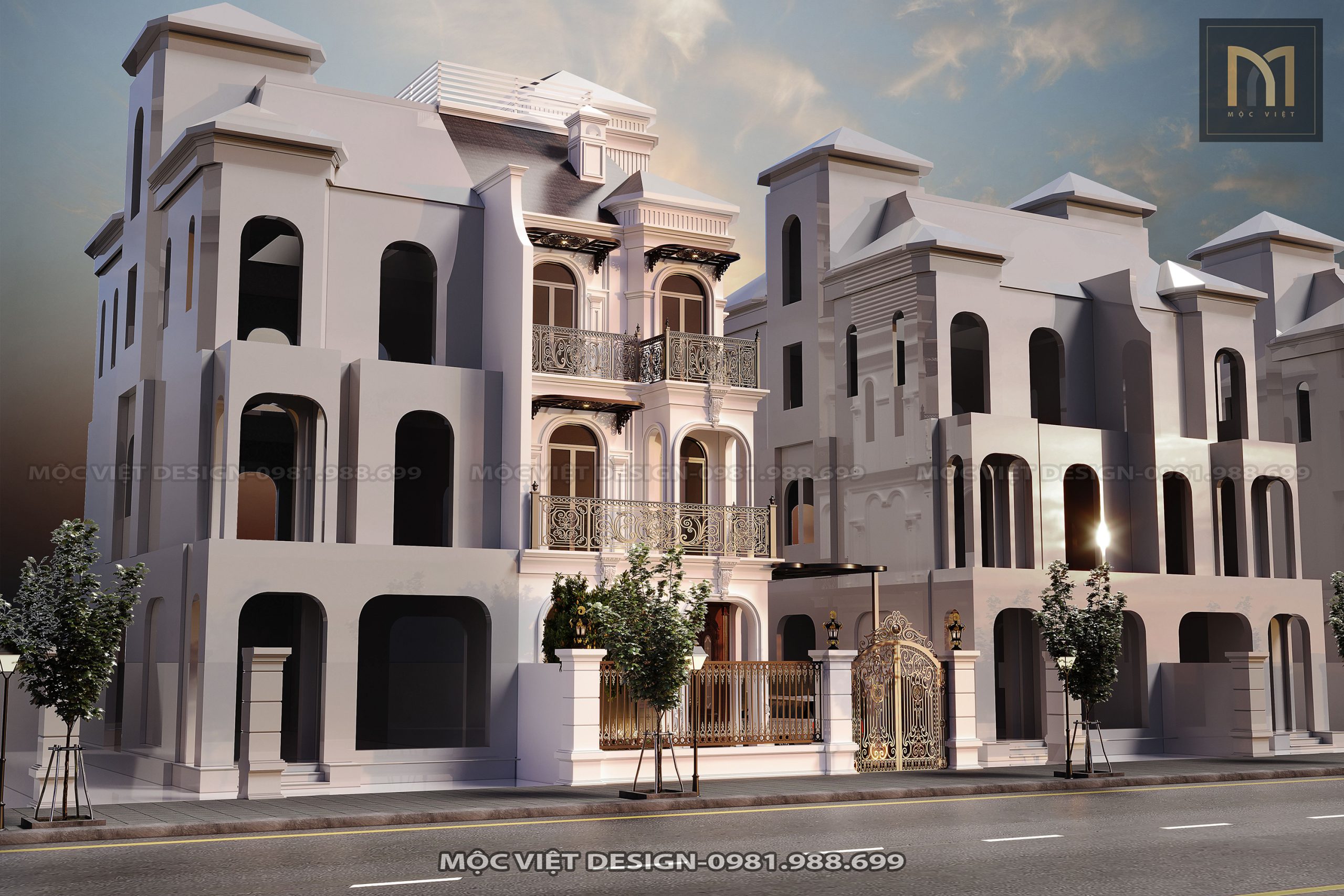 Thiết kế cải tạo kiến trúc biệt thự Vinhomes Ocean Park 1 Hưng Yên