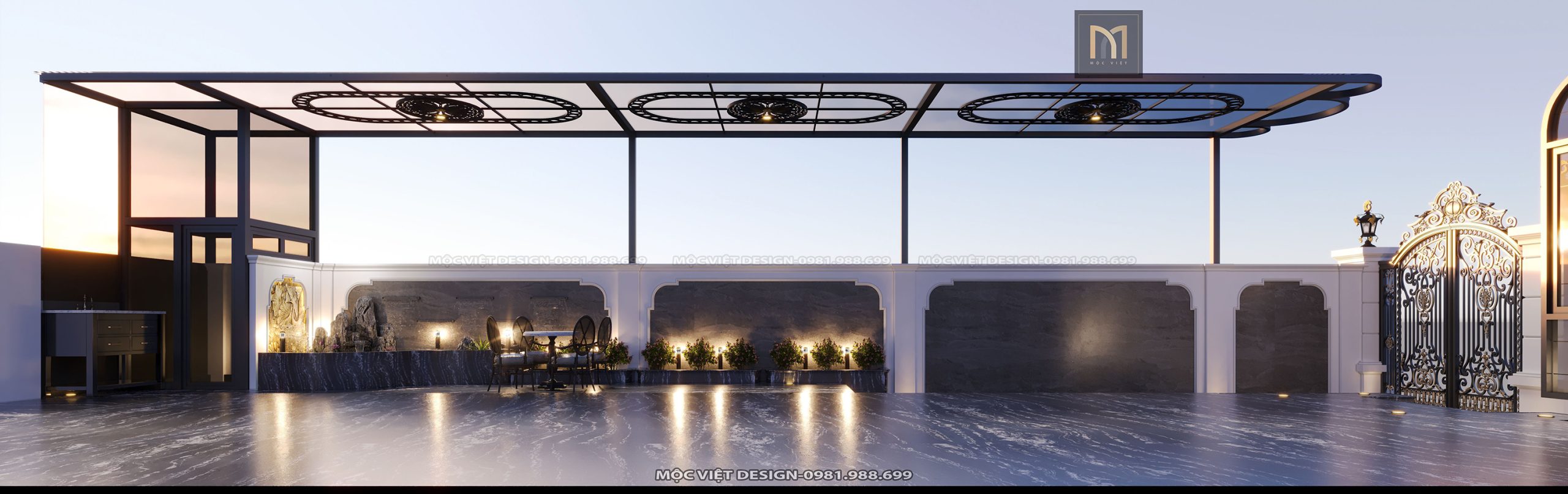 Thiết kế cải tạo kiến trúc biệt thự Vinhomes Ocean Park 1 Hưng Yên