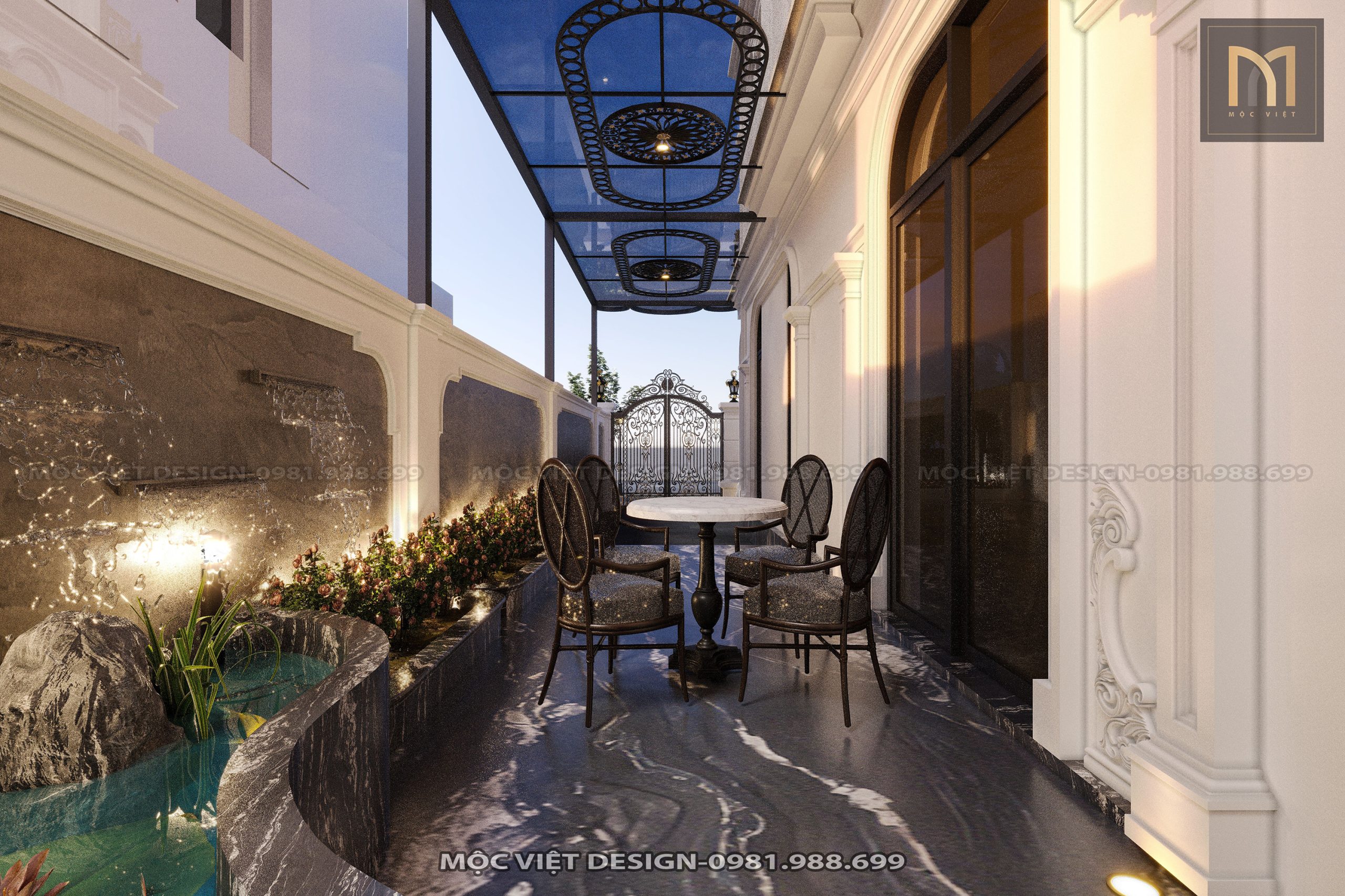 Thiết kế cải tạo kiến trúc biệt thự Vinhomes Ocean Park 1 Hưng Yên