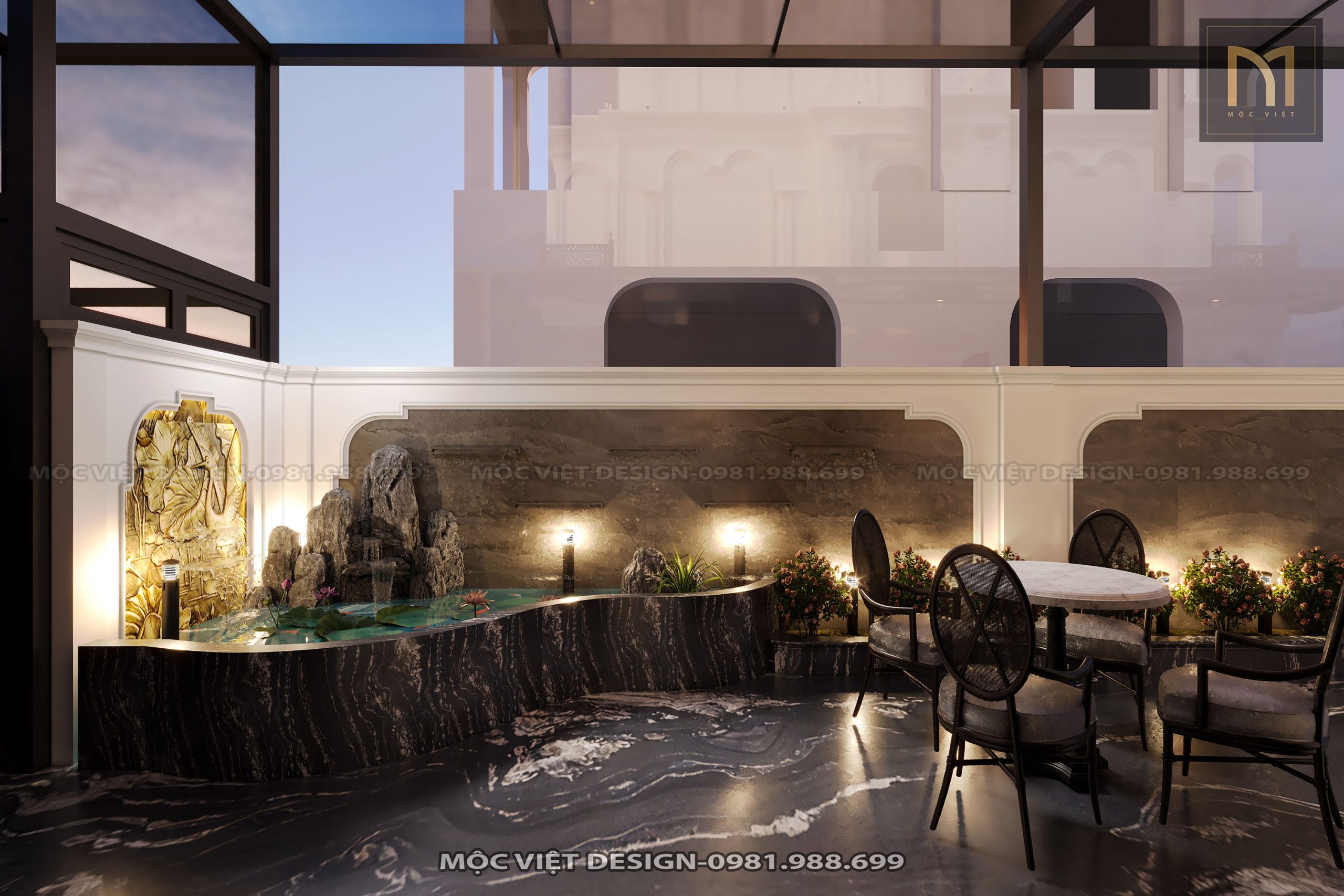 Thiết kế cải tạo kiến trúc biệt thự Vinhomes Ocean Park 1 Hưng Yên