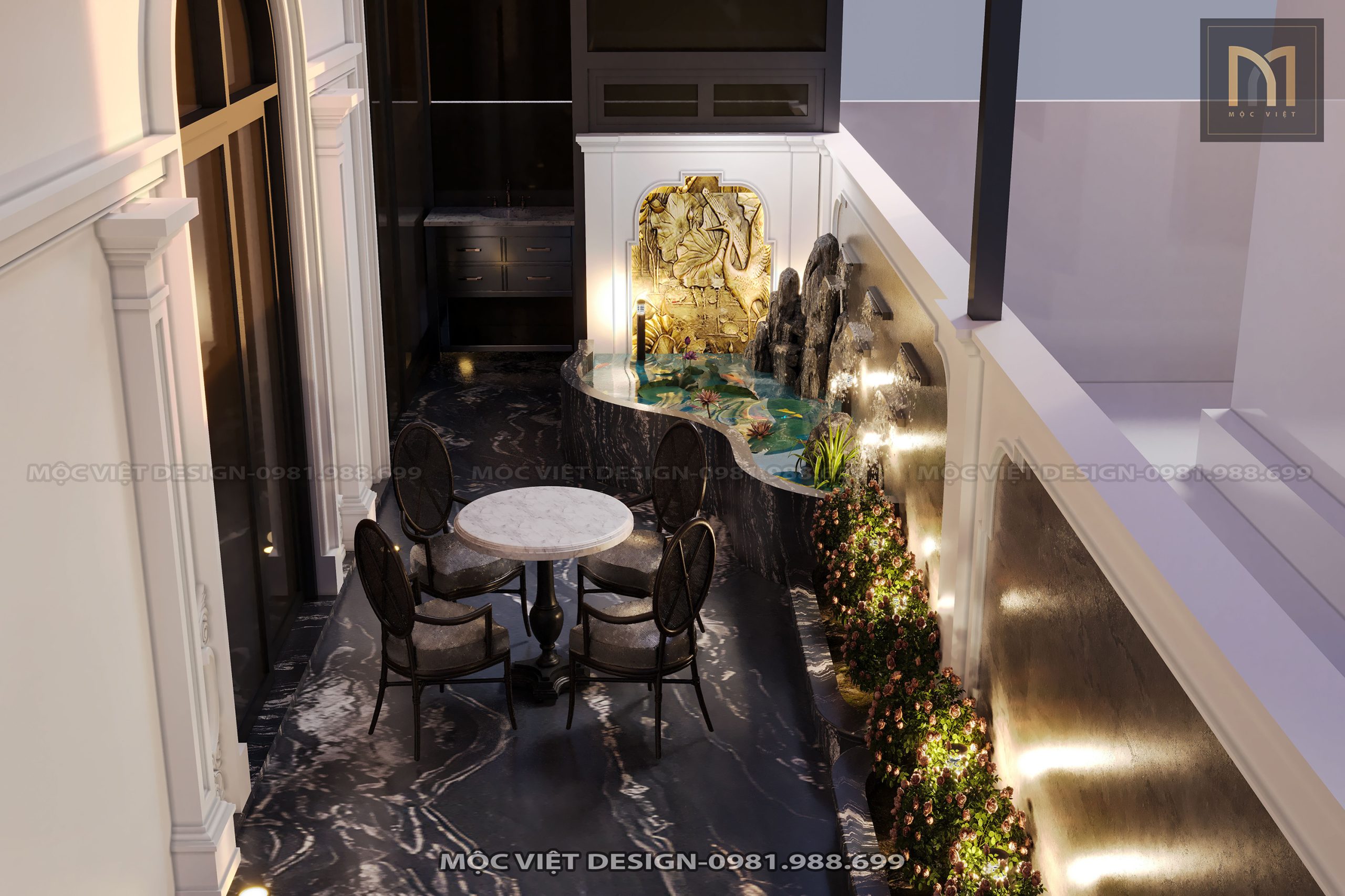 Thiết kế cải tạo kiến trúc biệt thự Vinhomes Ocean Park 1 Hưng Yên