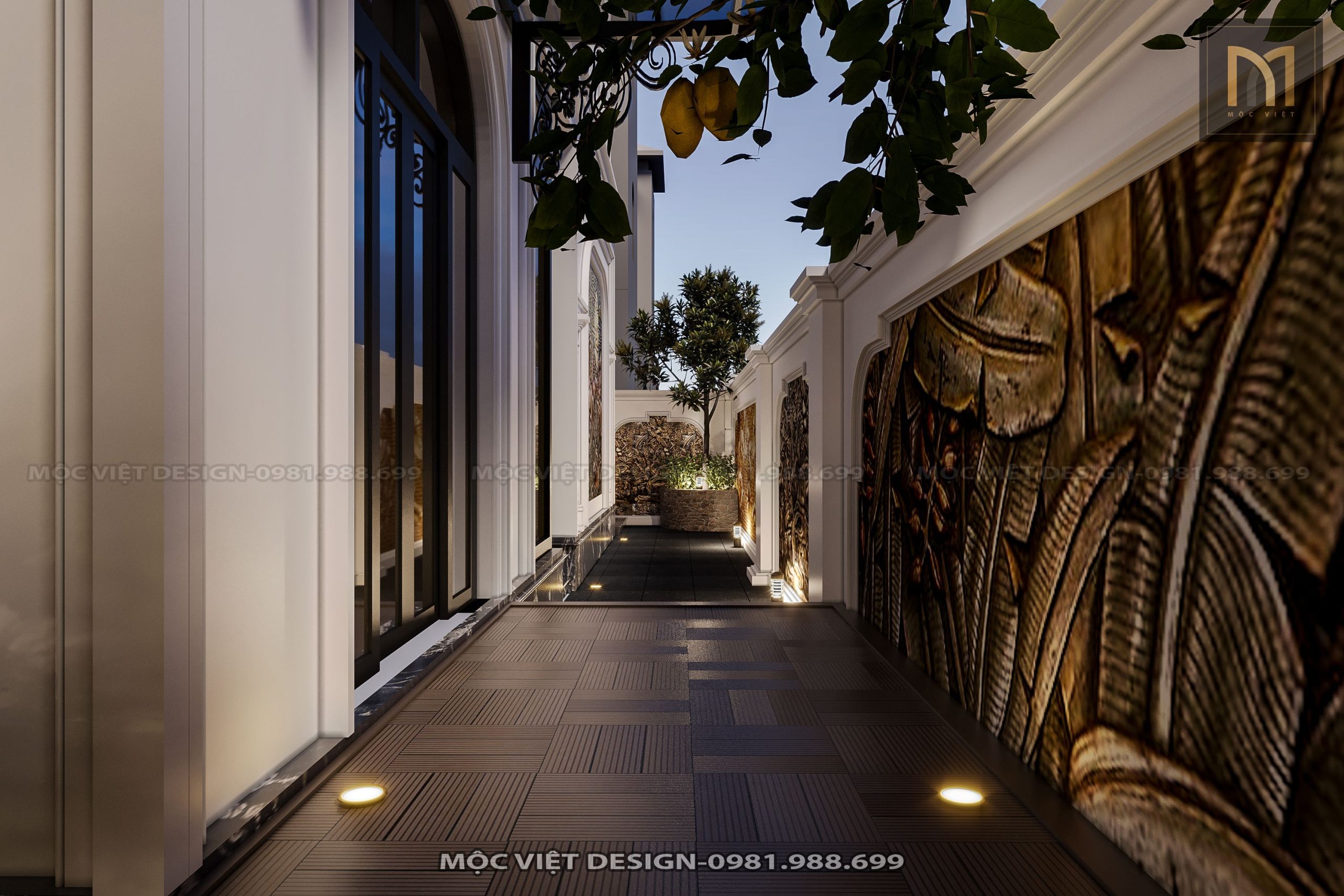 Thiết kế kiến trúc biệt thự Ninh Bình - MV.KT.BT 2304