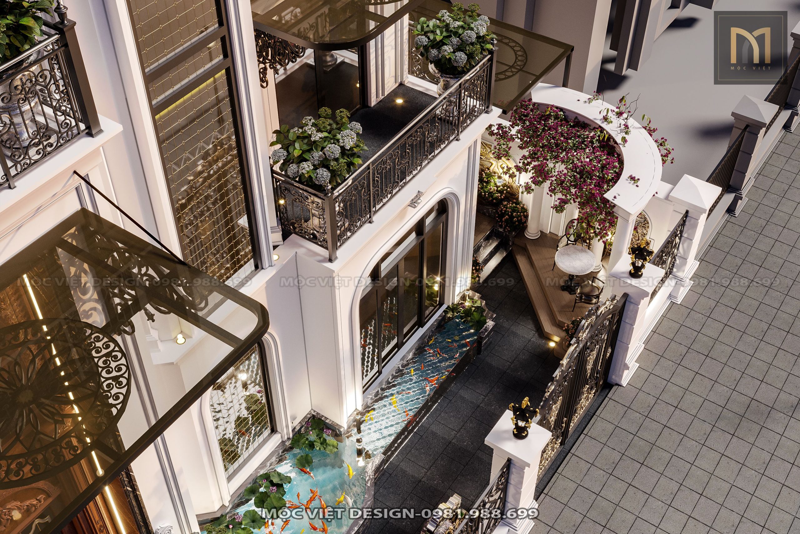 Thiết kế kiến trúc biệt thự Ninh Bình - MV.KT.BT 2304