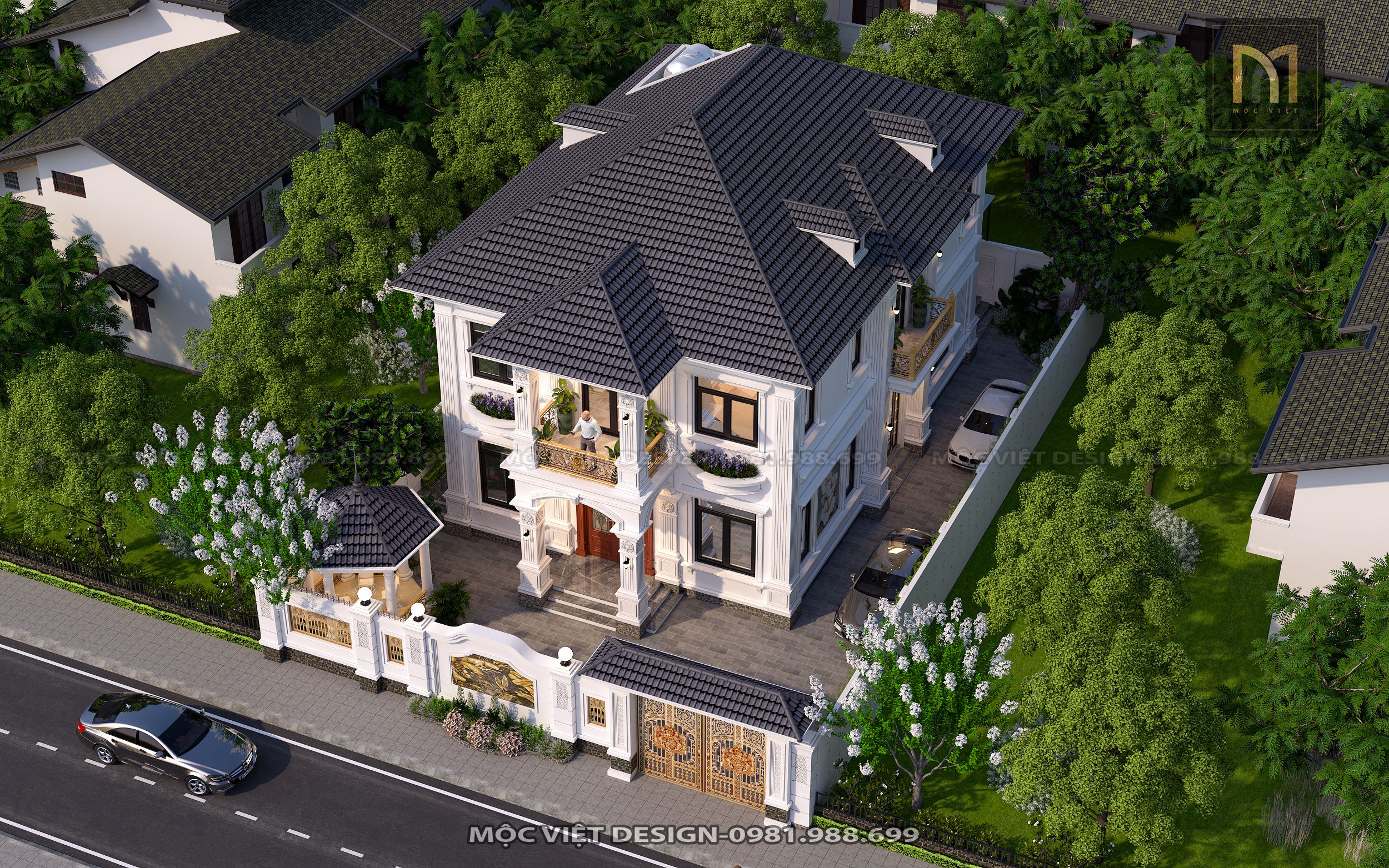 Thiết kế kiến trúc chị Nơi Thái Bình  - MV.KT.BT 2401