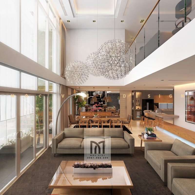 thiết kế kiến trúc phong cách luxury