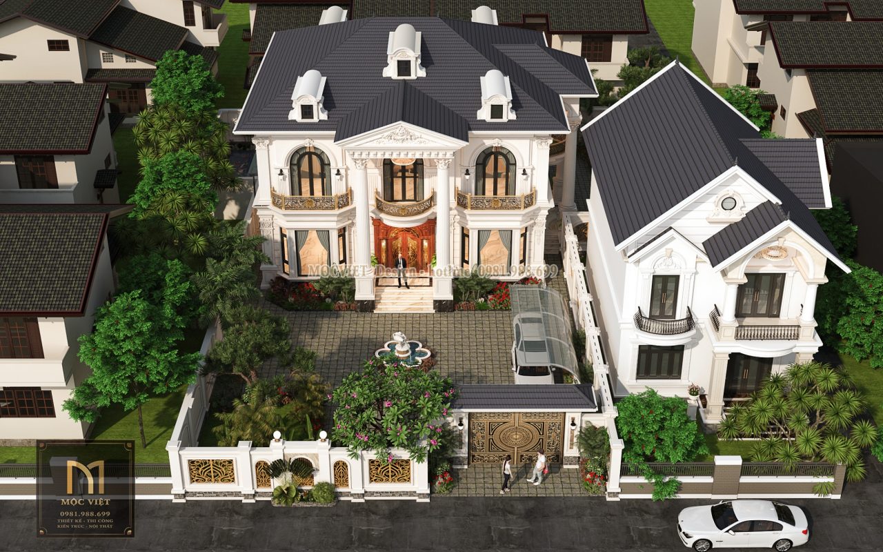 thiết kế kiến trúc villa