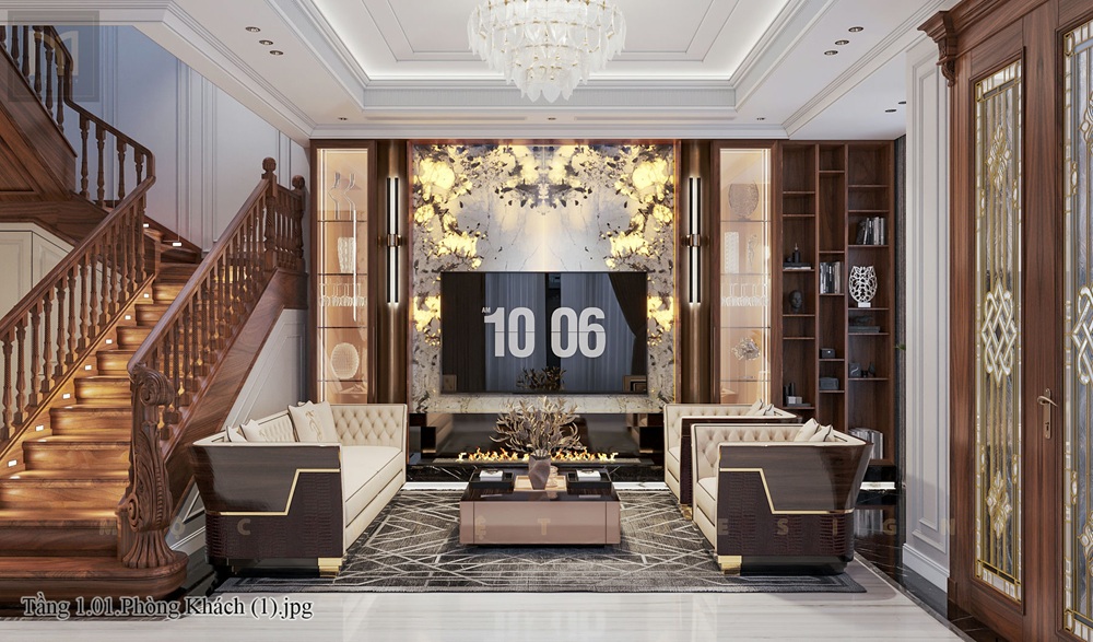 Thiết kế nội thất nhà phố tại Hưng Yên ấn tượng tạo dấu ấn riêng cho gia chủ