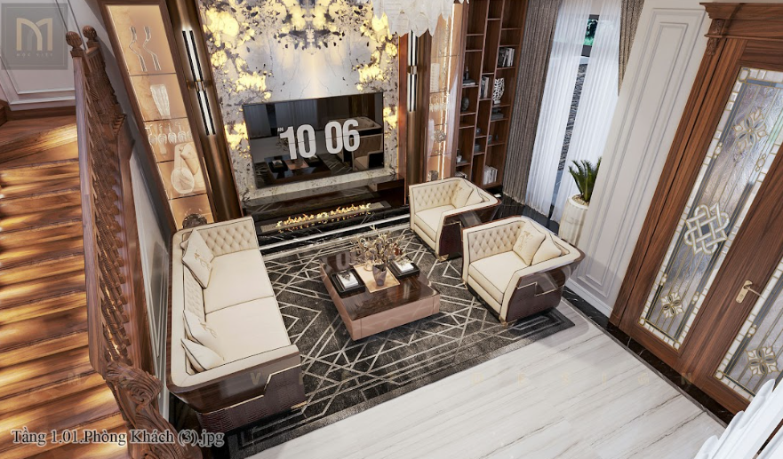 Mộc Việt Design - Thiết kế thi công cải tạo nội thất biệt thự khu đô thị 