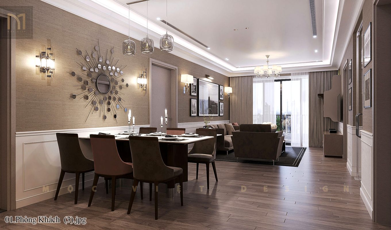 thiết kế nội thất biệt thự luxury