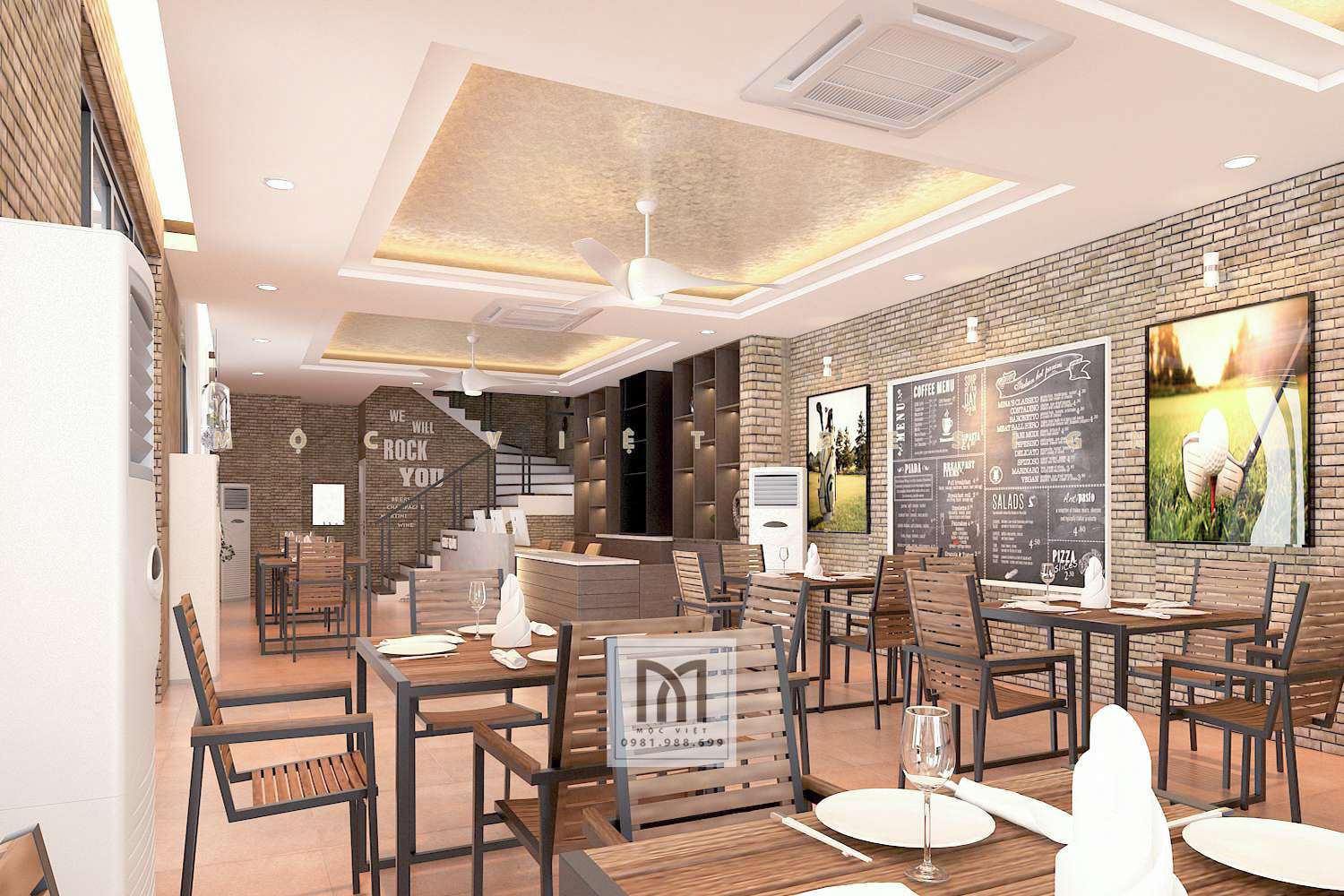 Mẫu thiết kế nội thất nhà hàng phong cách Á Đông