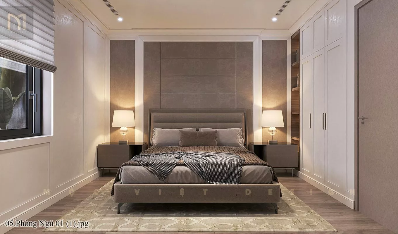 Mẫu nội thất nhà liền kề Vinhomes đẹp, sang trọng 2026 2 mẫu nội thất nhà liền kề Vinhomes