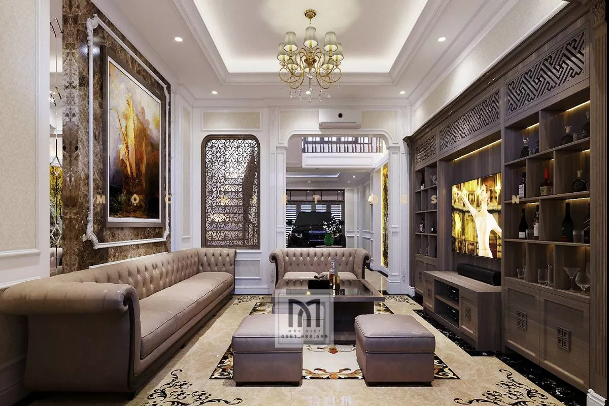 Mẫu nội thất nhà liền kề Vinhomes đẹp, sang trọng 2026 6 mẫu nội thất nhà liền kề Vinhomes