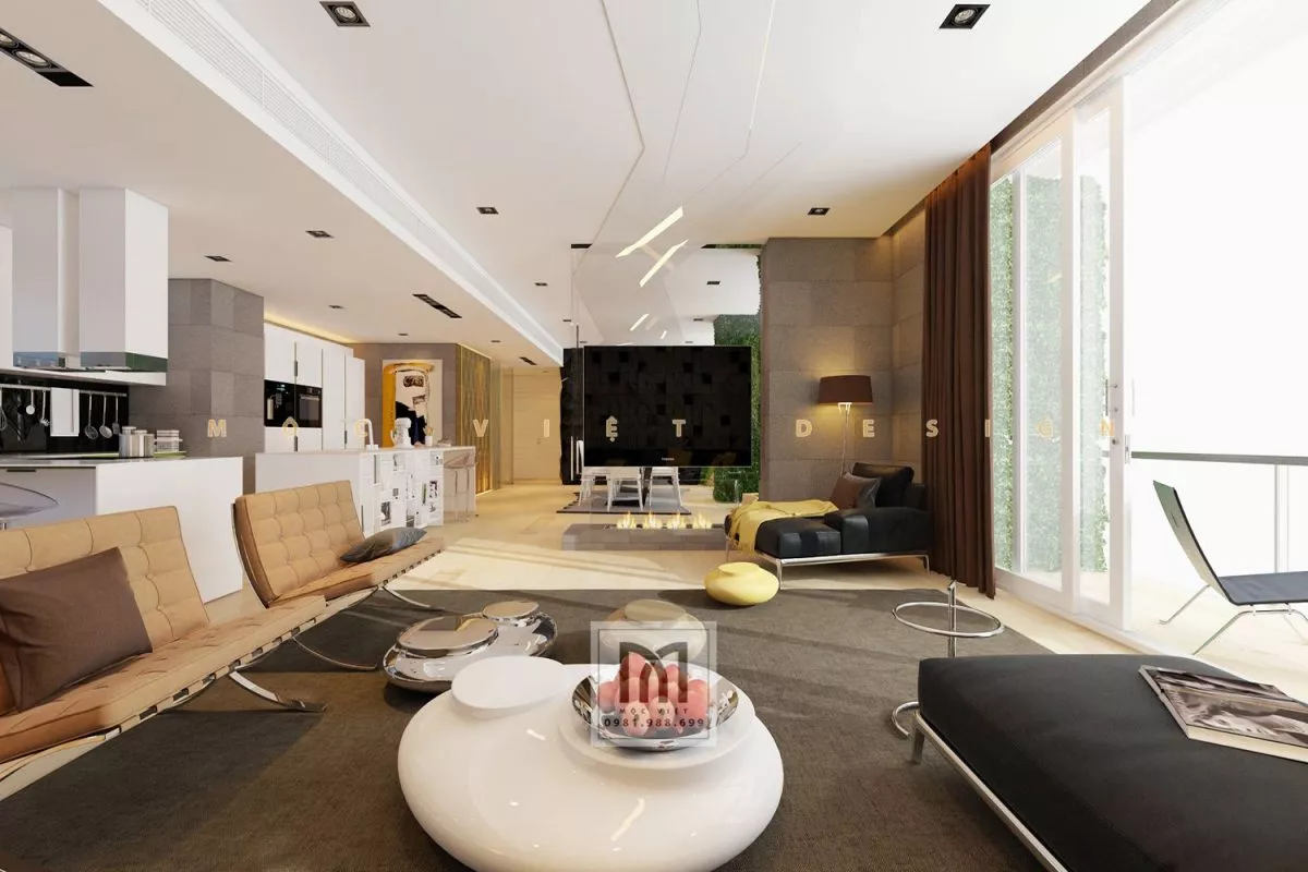 Dịch vụ thiết kế nội thất Penthouse cao cấp trọn gói 3 thiết kế nội thất Penthouse cao cấp trọn gói