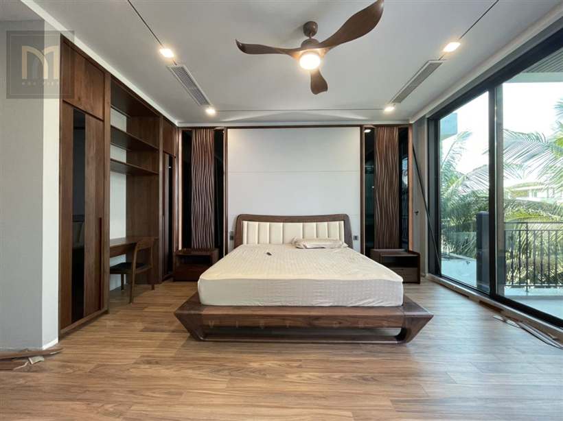 Phòng ngủ gỗ óc chó - mẫu 5