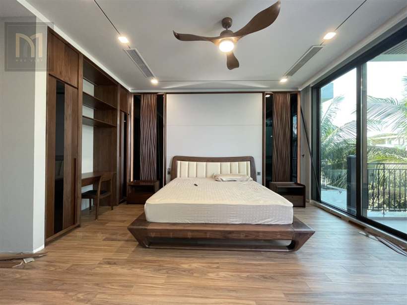 Phòng ngủ gỗ óc chó - mẫu 14